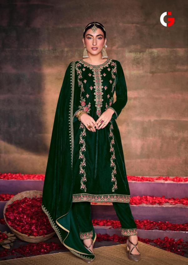 Gull Jee Nirva Velevt Designer Embroidery Pakistani Salwar Kameez